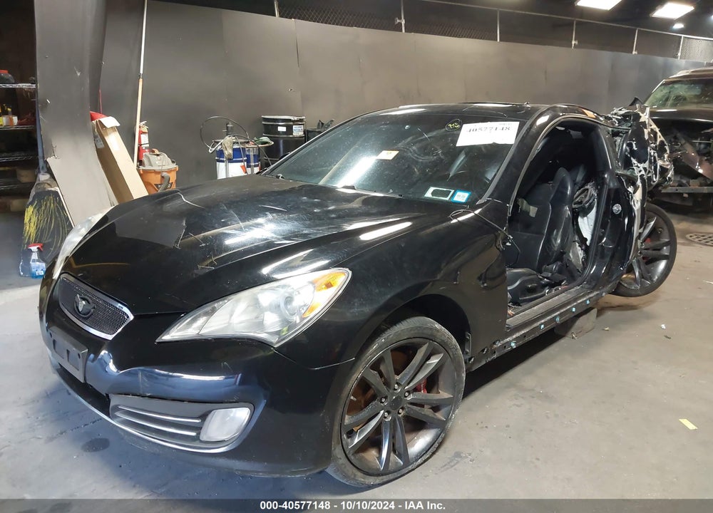2010 HYUNDAI GENESIS 3.8 TRACK VIN: KMHHU6KH7AU039851