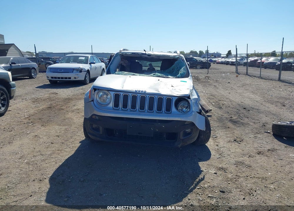 2016 JEEP RENEGADE LIMITED VIN: ZACCJBDT6GPD61442