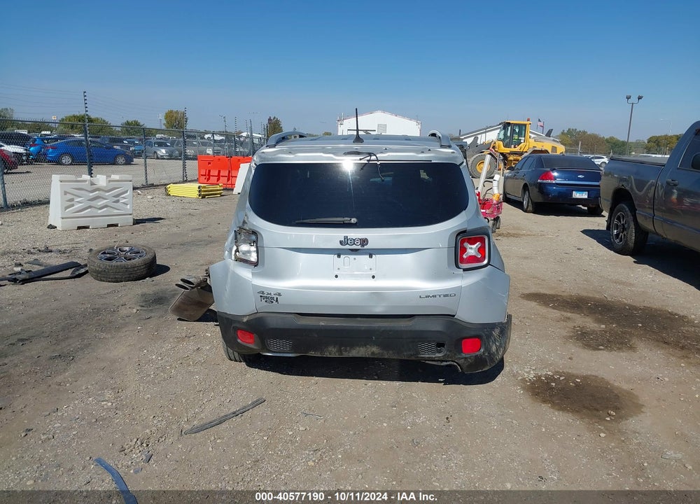 2016 JEEP RENEGADE LIMITED VIN: ZACCJBDT6GPD61442