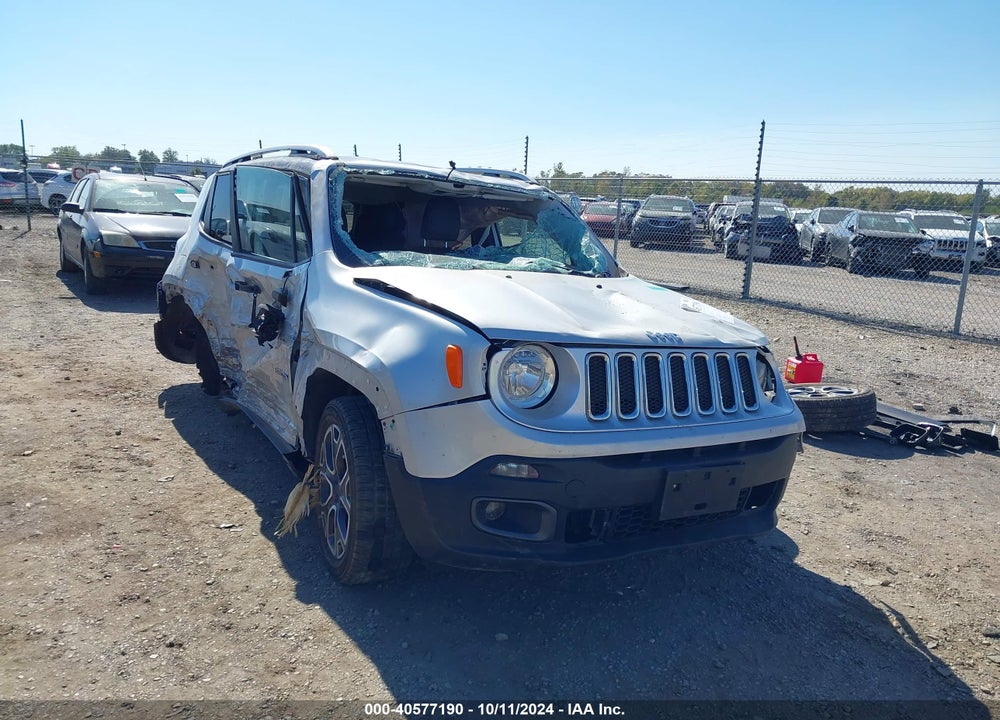 2016 JEEP RENEGADE LIMITED VIN: ZACCJBDT6GPD61442