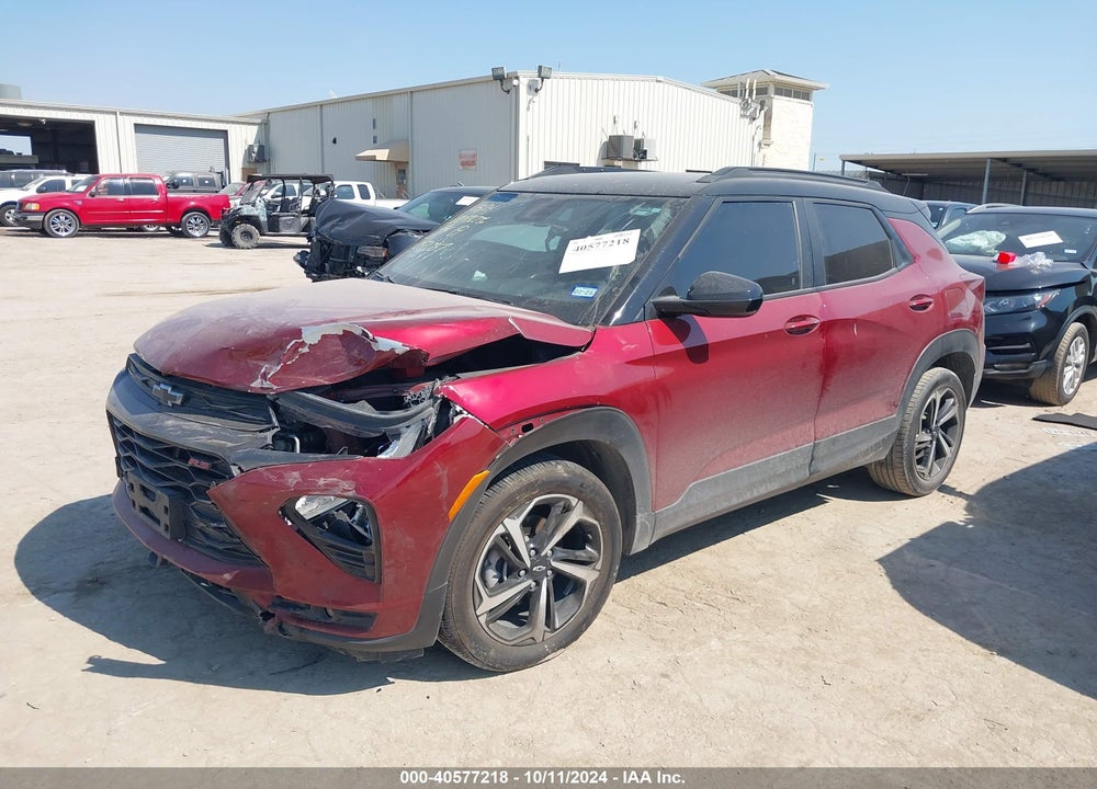 2022 CHEVROLET TRAILBLAZER FWD RS VIN: KL79MTSL3NB052087