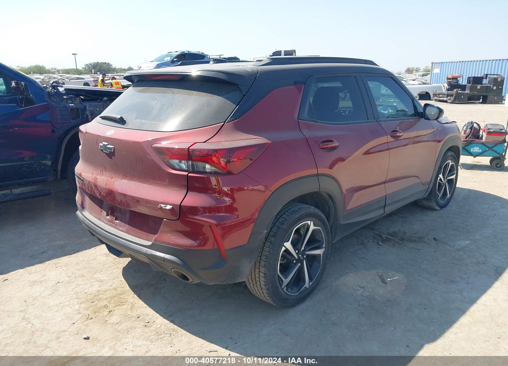 2022 CHEVROLET TRAILBLAZER FWD RS VIN: KL79MTSL3NB052087