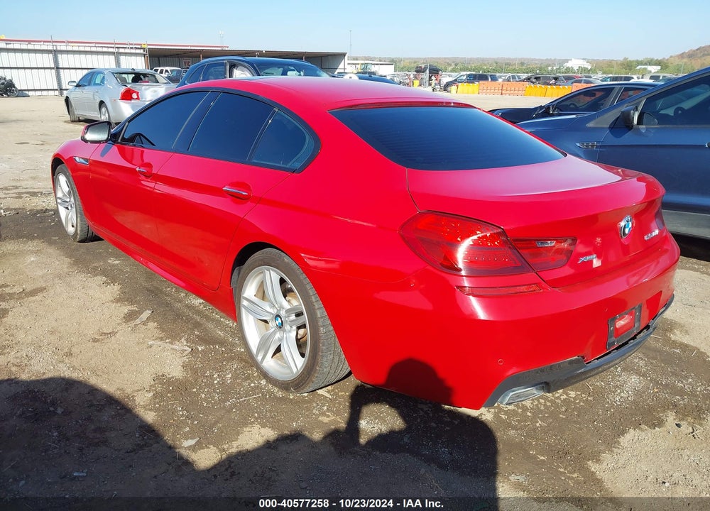 2015 BMW 650I GRAN COUPE XDRIVE VIN: WBA6B4C54FD761146