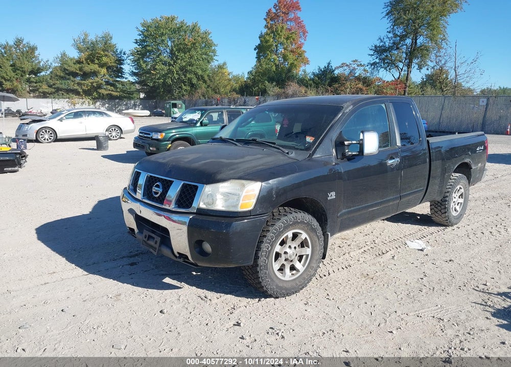 2004 NISSAN TITAN SE VIN: 1N6AA06B04N575750