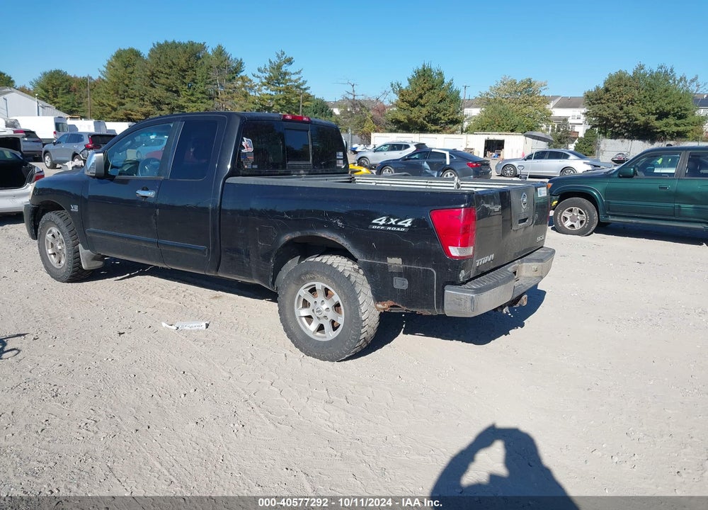2004 NISSAN TITAN SE VIN: 1N6AA06B04N575750