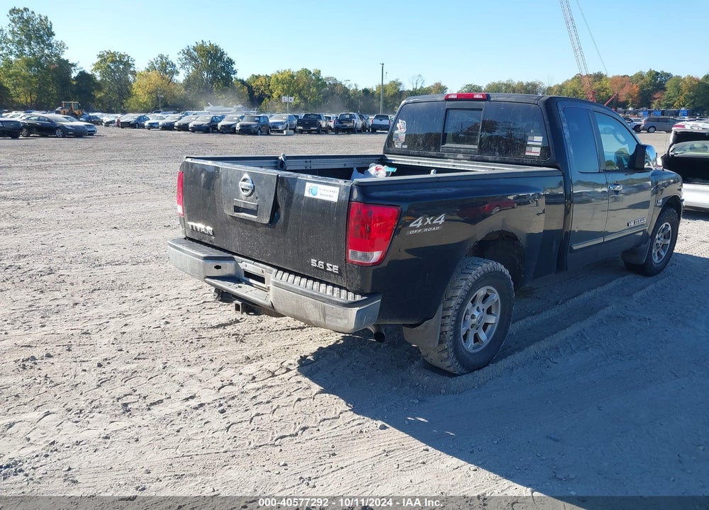 2004 NISSAN TITAN SE VIN: 1N6AA06B04N575750