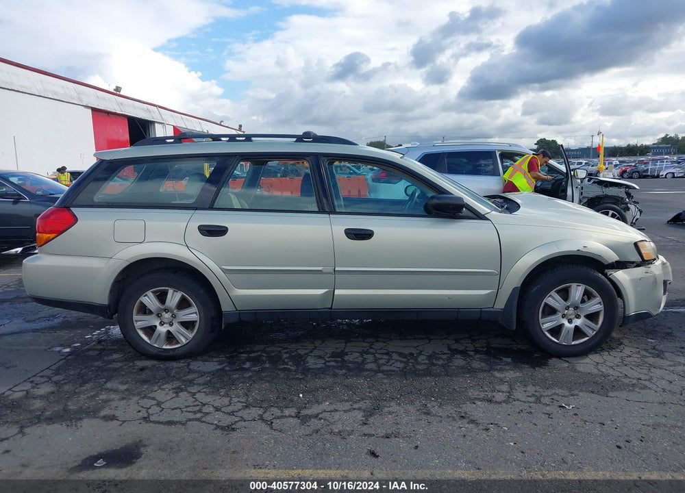 2005 SUBARU OUTBACK 2.5I VIN: 4S4BP61C357371387