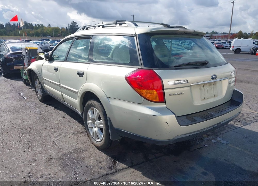2005 SUBARU OUTBACK 2.5I VIN: 4S4BP61C357371387