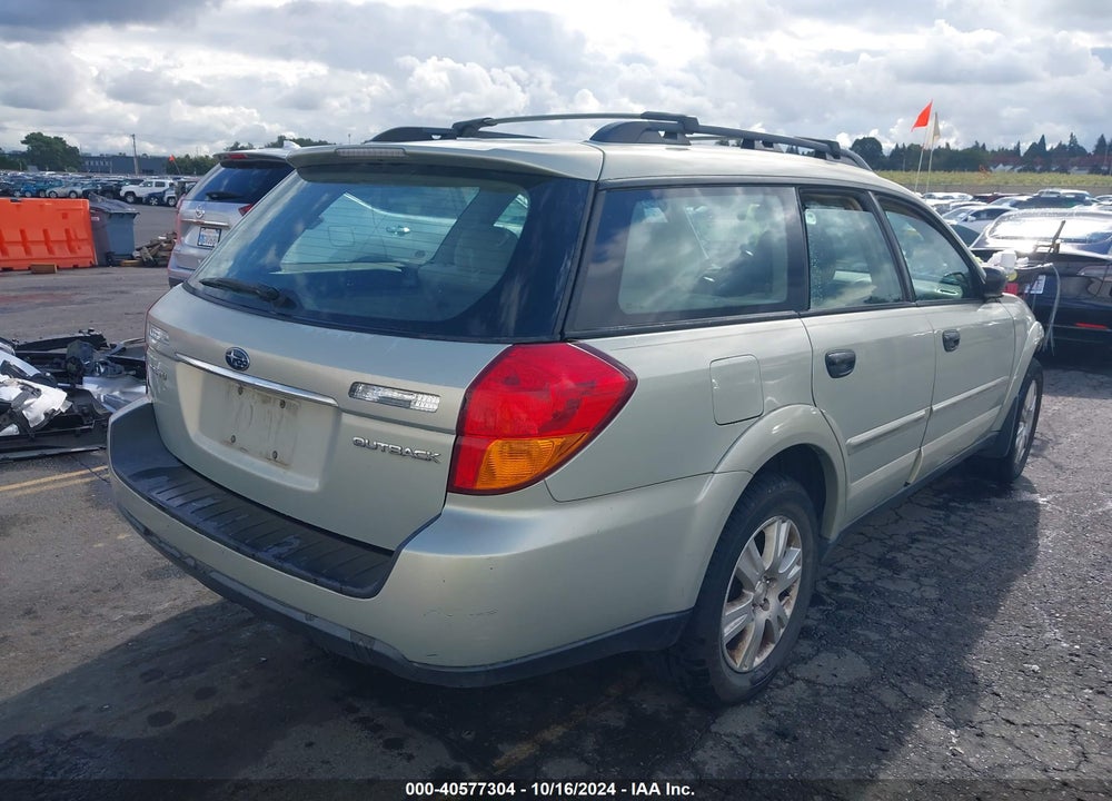 2005 SUBARU OUTBACK 2.5I VIN: 4S4BP61C357371387
