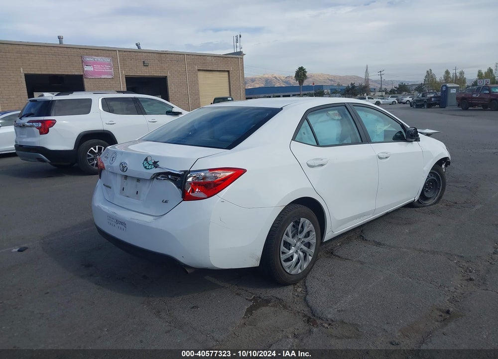 2017 TOYOTA COROLLA LE VIN: 5YFBURHE4HP681542