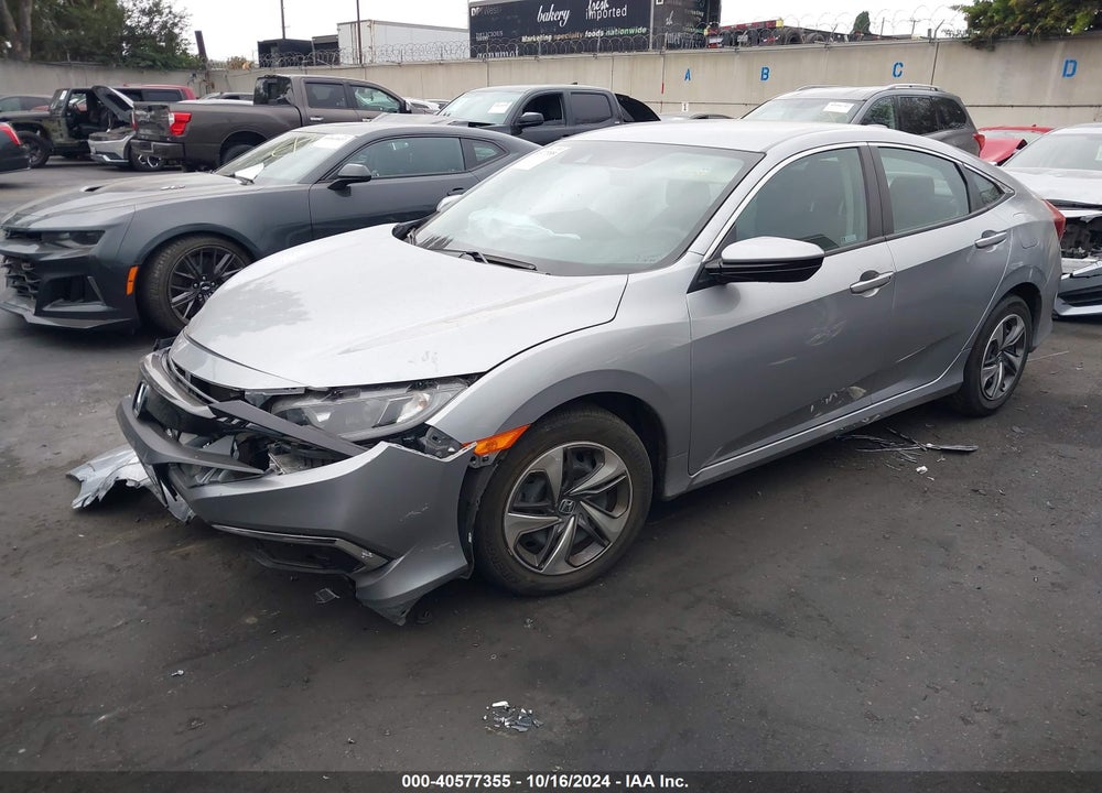 2020 HONDA CIVIC LX VIN: 2HGFC2F68LH581435