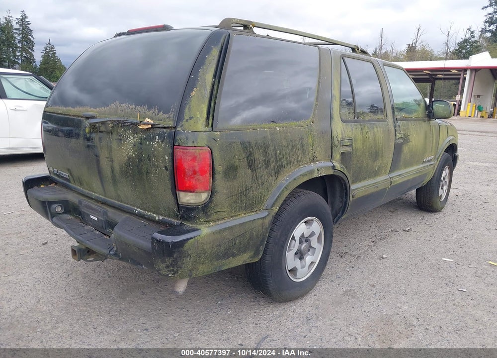 2004 CHEVROLET BLAZER LS VIN: 1GNDT13X84K120329