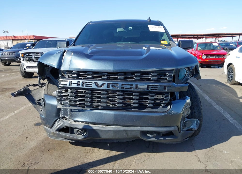 2021 CHEVROLET SILVERADO 1500 2WD SHORT BED CUSTOM VIN: 3GCPWBEF4MG137241