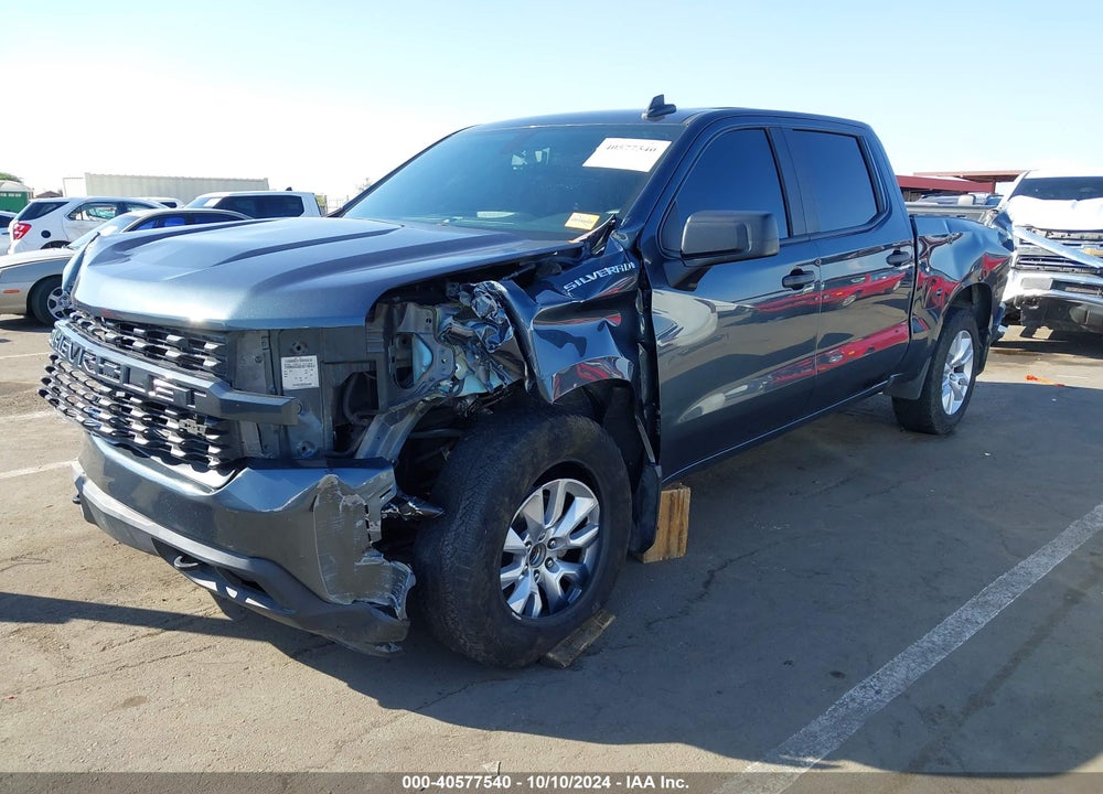 2021 CHEVROLET SILVERADO 1500 2WD SHORT BED CUSTOM VIN: 3GCPWBEF4MG137241