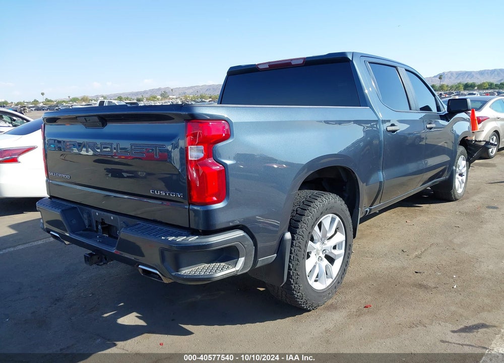 2021 CHEVROLET SILVERADO 1500 2WD SHORT BED CUSTOM VIN: 3GCPWBEF4MG137241