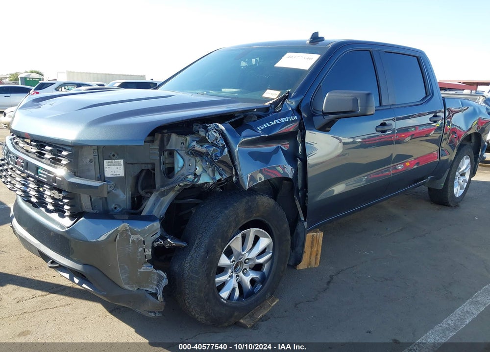 2021 CHEVROLET SILVERADO 1500 2WD SHORT BED CUSTOM VIN: 3GCPWBEF4MG137241