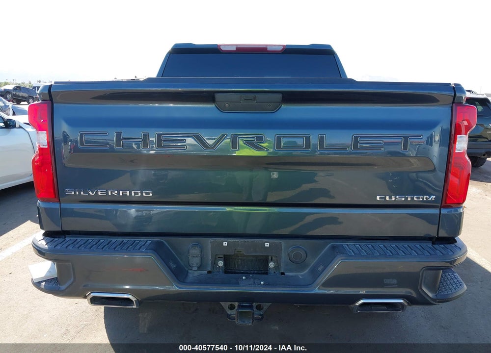 2021 CHEVROLET SILVERADO 1500 2WD SHORT BED CUSTOM VIN: 3GCPWBEF4MG137241