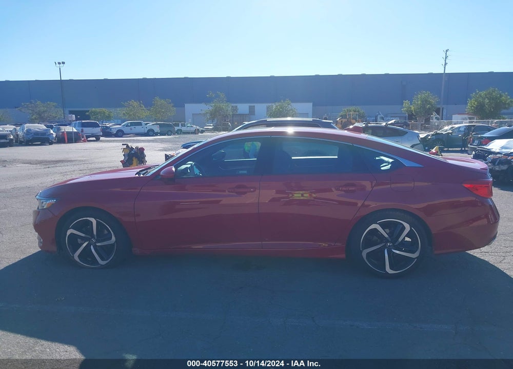 2018 HONDA ACCORD SPORT 2.0T VIN: 1HGCV2F35JA037568