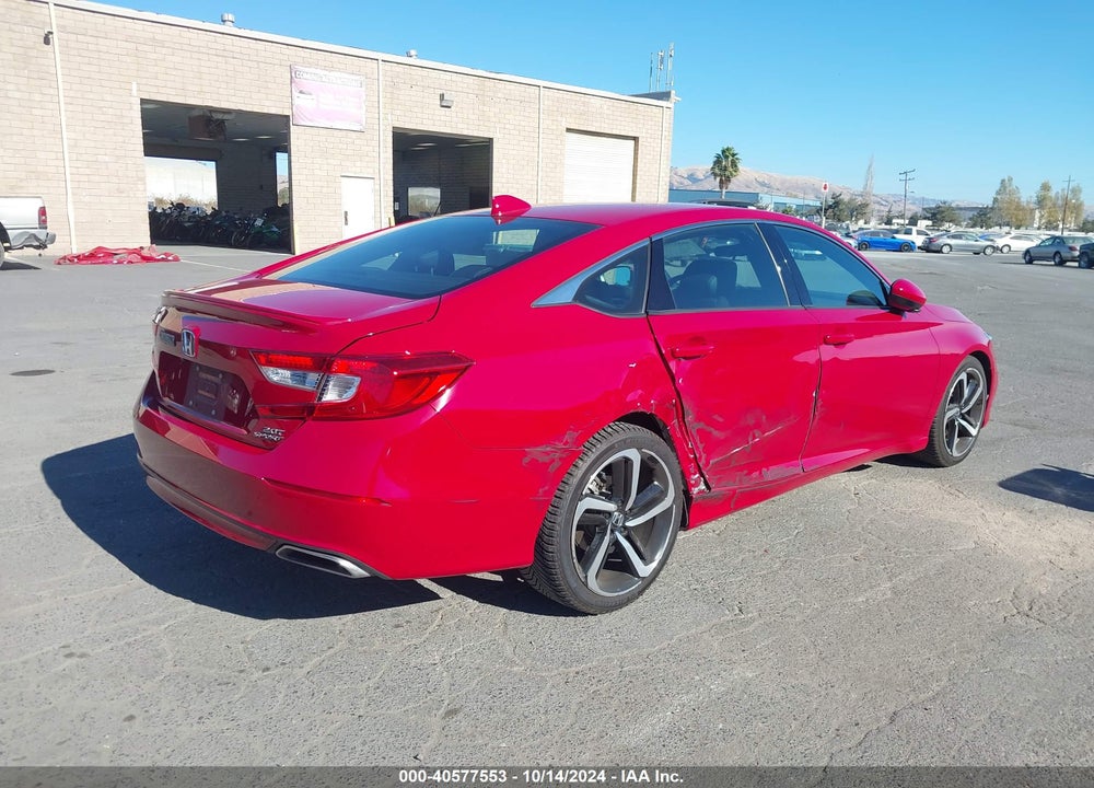 2018 HONDA ACCORD SPORT 2.0T VIN: 1HGCV2F35JA037568
