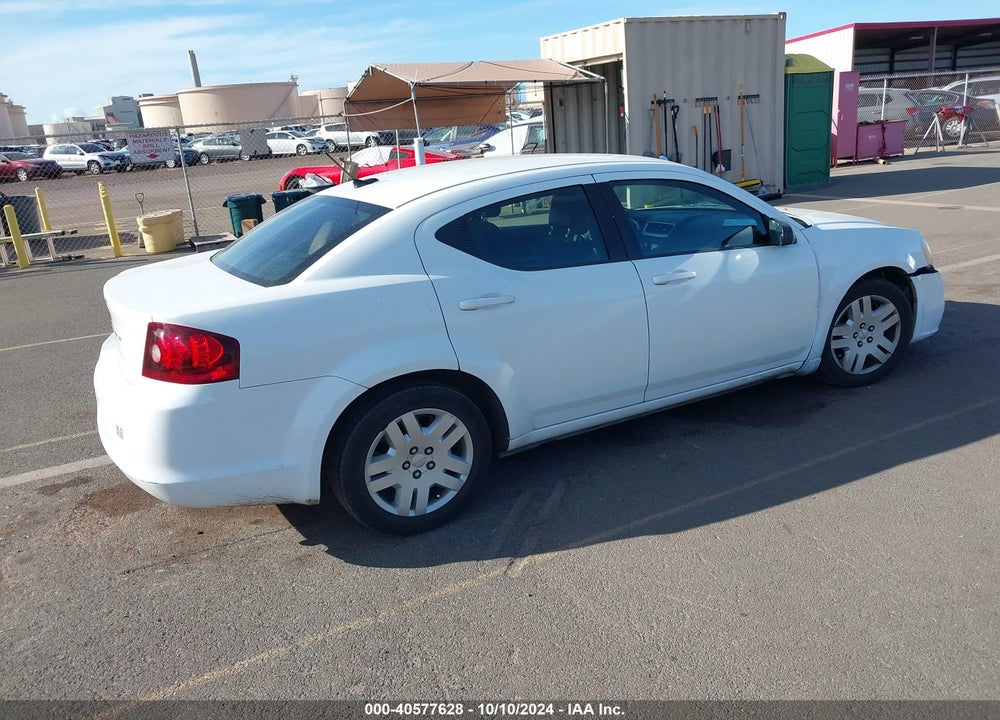 2011 DODGE AVENGER EXPRESS VIN: 1B3BD4FB6BN598793