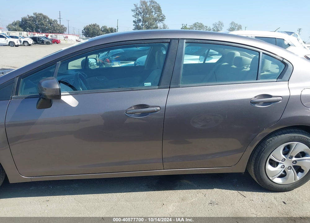 2015 HONDA CIVIC LX VIN: 19XFB2F59FE260769