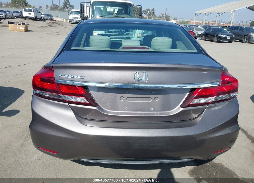2015 HONDA CIVIC LX VIN: 19XFB2F59FE260769