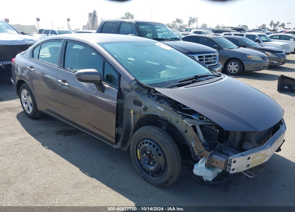 2015 HONDA CIVIC LX VIN: 19XFB2F59FE260769