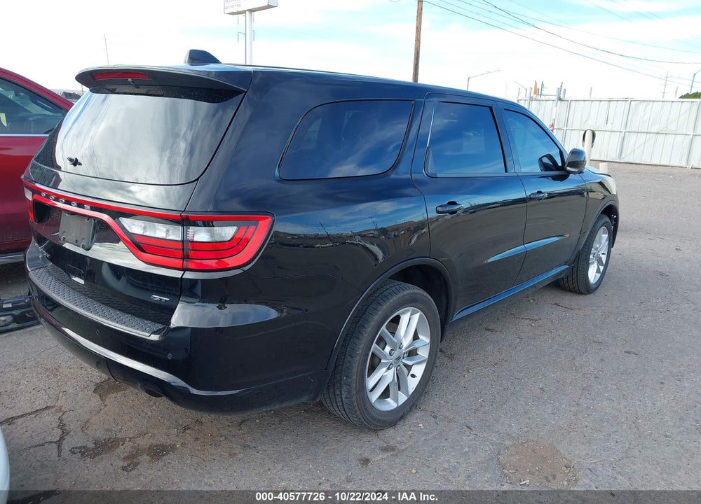 2022 DODGE DURANGO GT PLUS AWD VIN: 1C4RDJDG2NC183075