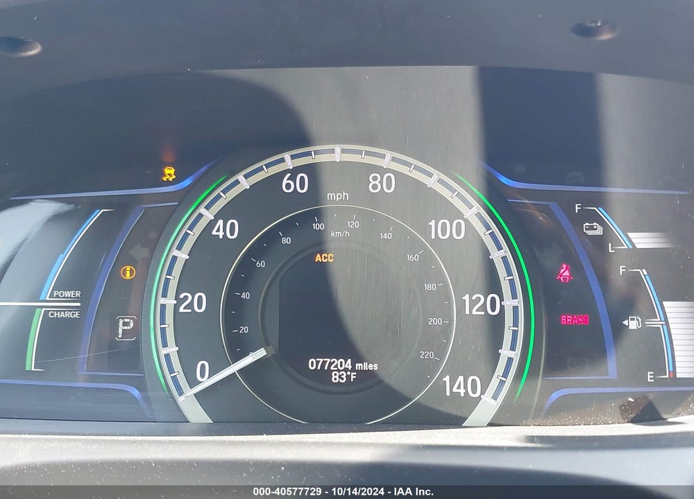 2017 HONDA ACCORD HYBRID VIN: JHMCR6F35HC016131