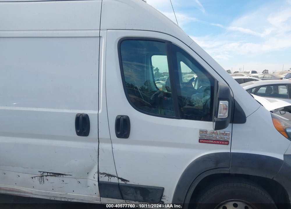 2020 RAM PROMASTER 3500 CARGO VAN HIGH ROOF 159 WB EXT VIN: 3C6URVJG8LE134323