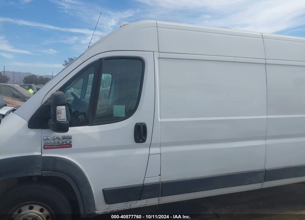 2020 RAM PROMASTER 3500 CARGO VAN HIGH ROOF 159 WB EXT VIN: 3C6URVJG8LE134323