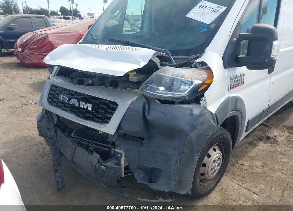 2020 RAM PROMASTER 3500 CARGO VAN HIGH ROOF 159 WB EXT VIN: 3C6URVJG8LE134323