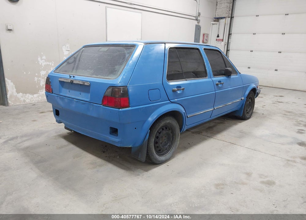 1987 VOLKSWAGEN GOLF GL VIN: 1VWFA0175HV047894