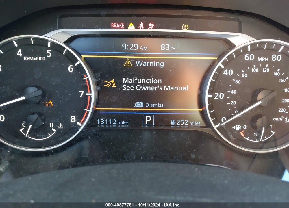 2024 NISSAN ALTIMA SV FWD VIN: 1N4BL4DV8RN380787