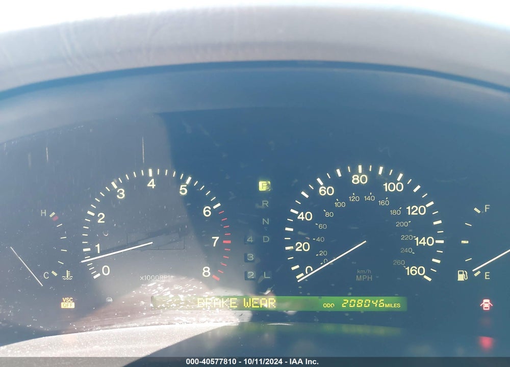 2000 LEXUS LS 400 VIN: JT8BH28F5Y0172847