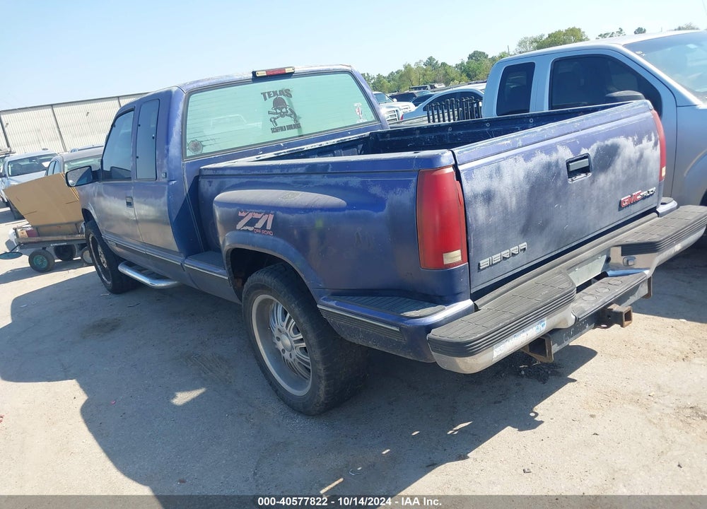 1995 GMC SIERRA K1500 VIN: 2GTEK19K7S1525171