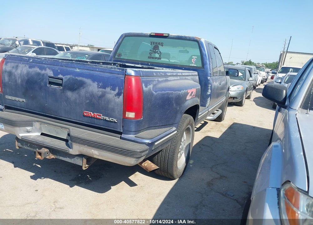 1995 GMC SIERRA K1500 VIN: 2GTEK19K7S1525171