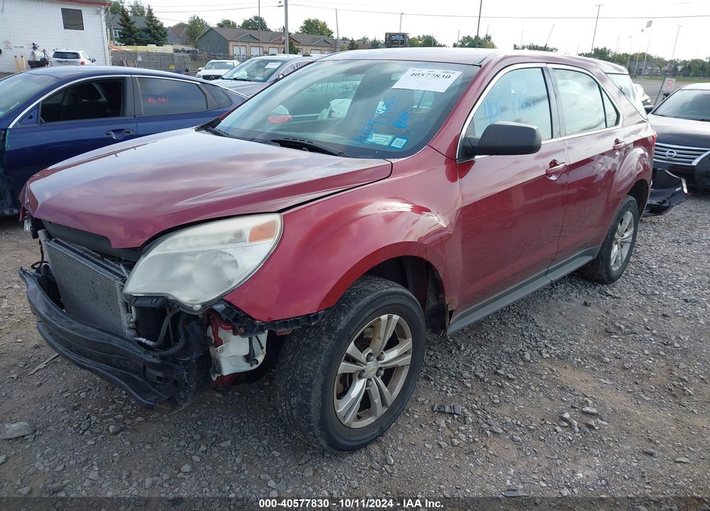 2010 CHEVROLET EQUINOX LS VIN: 2CNFLCEW3A6249364