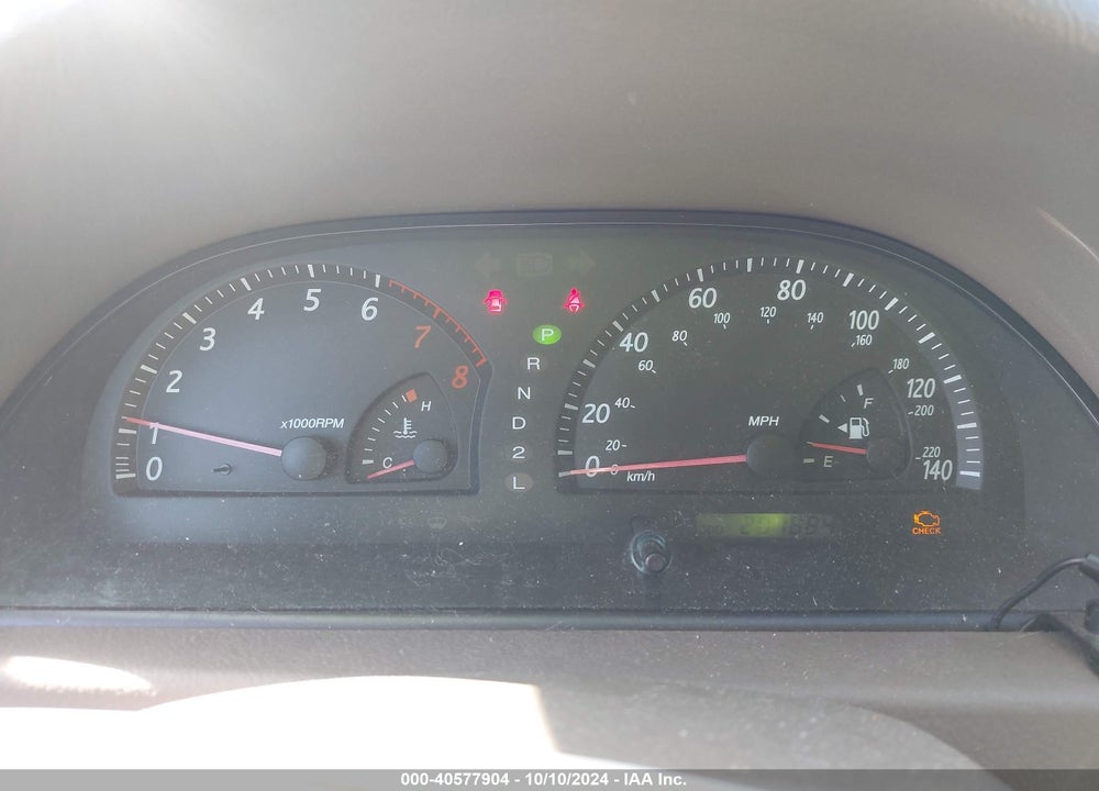 2002 TOYOTA CAMRY XLE V6 VIN: 4T1BF32K22U533871