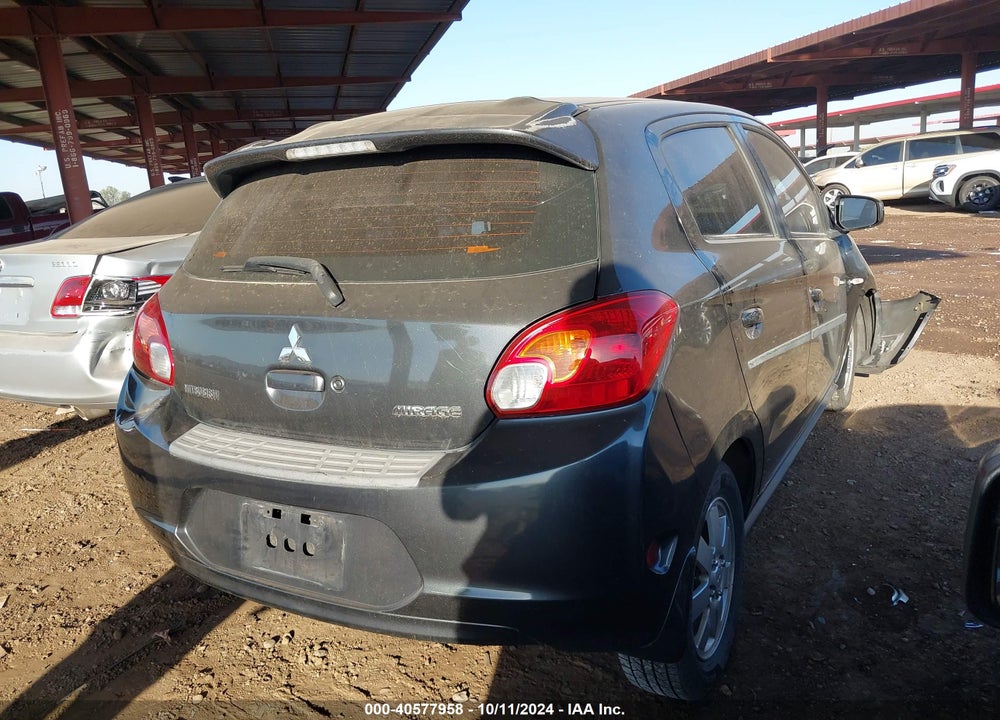 2014 MITSUBISHI MIRAGE ES VIN: ML32A4HJ0EH007293