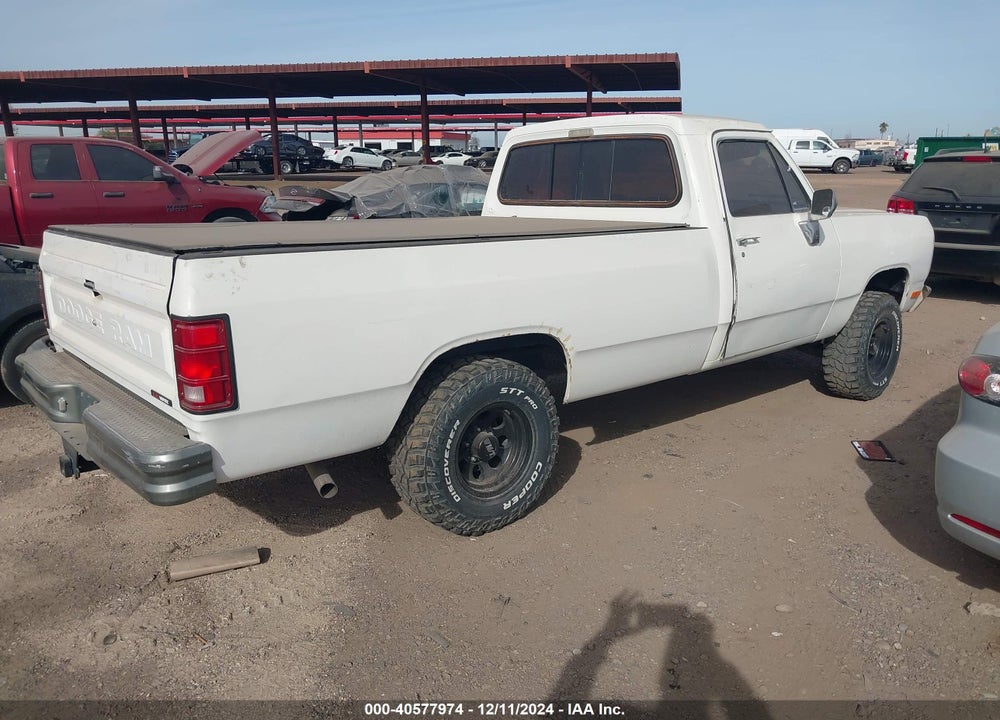 1985 DODGE D-SERIES D100/D150 VIN: 1B7GD14T9FS551523