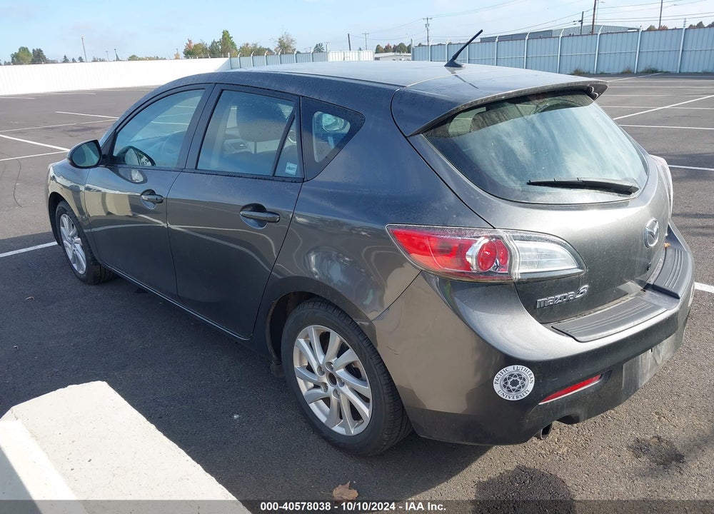 2012 MAZDA 3 I GRAND TOURING VIN: JM1BL1M84C1697547