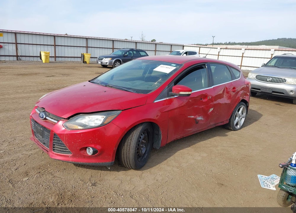 2012 FORD FOCUS TITANIUM VIN: 1FAHP3N22CL347767