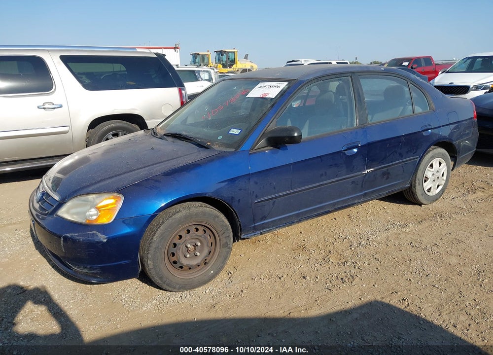 2003 HONDA CIVIC LX VIN: 2HGES15583H622888