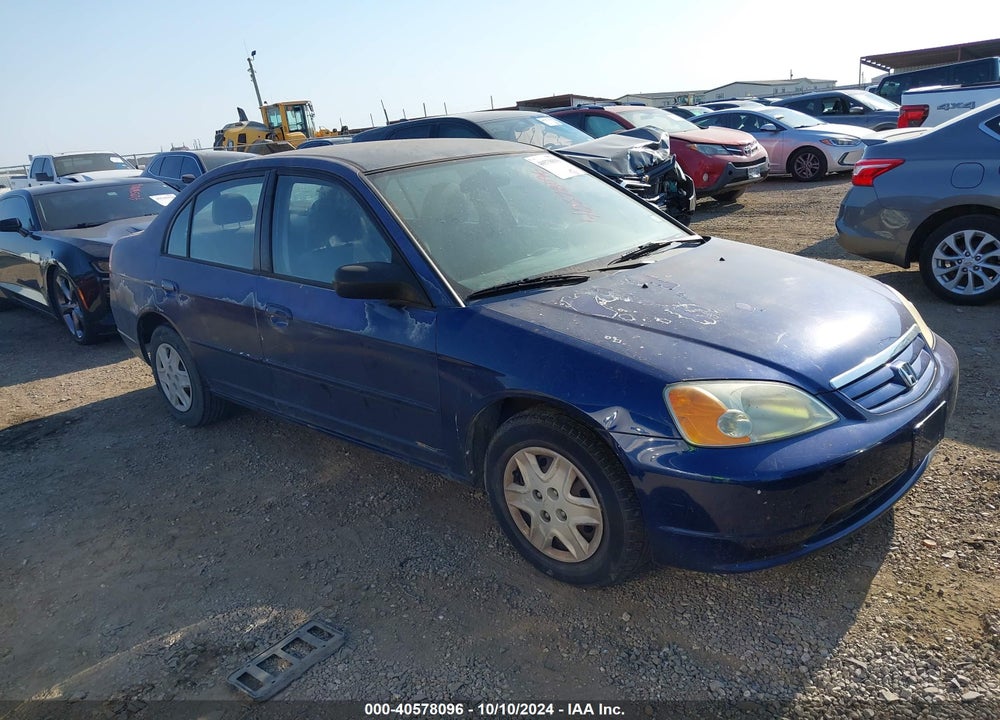 2003 HONDA CIVIC LX VIN: 2HGES15583H622888