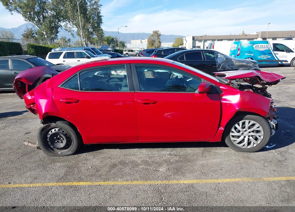 2018 TOYOTA COROLLA LE VIN: 2T1BURHE9JC103006