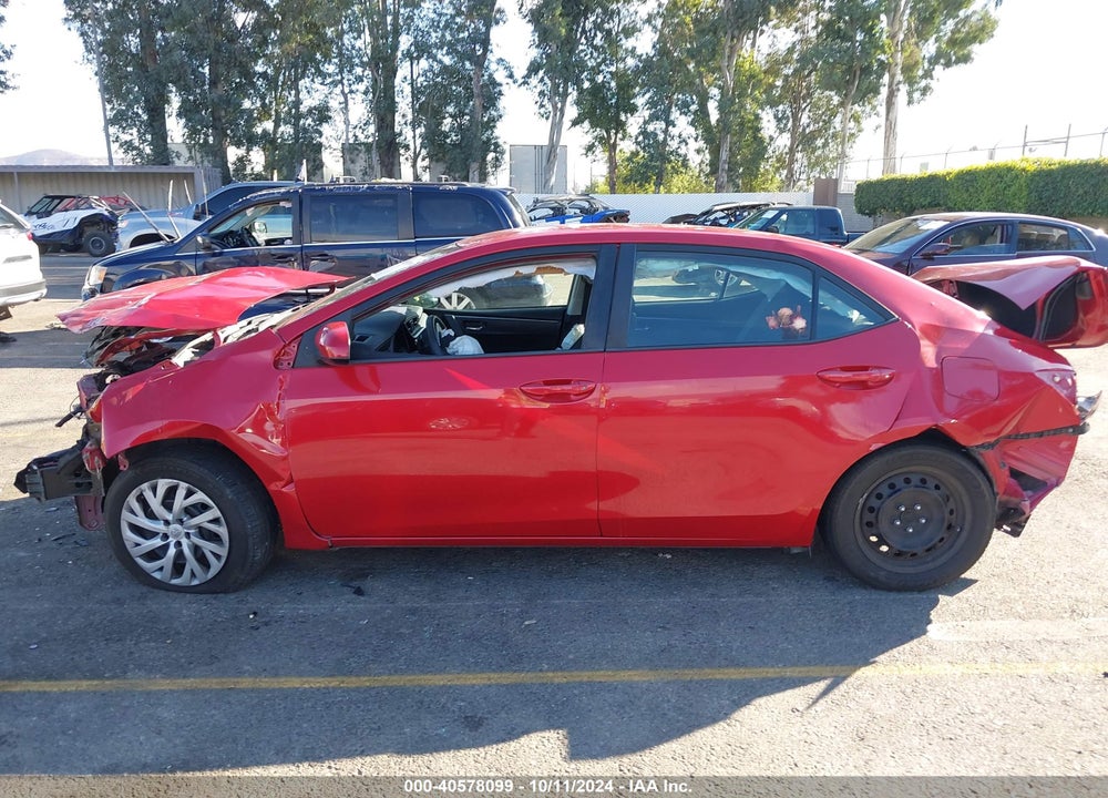 2018 TOYOTA COROLLA LE VIN: 2T1BURHE9JC103006