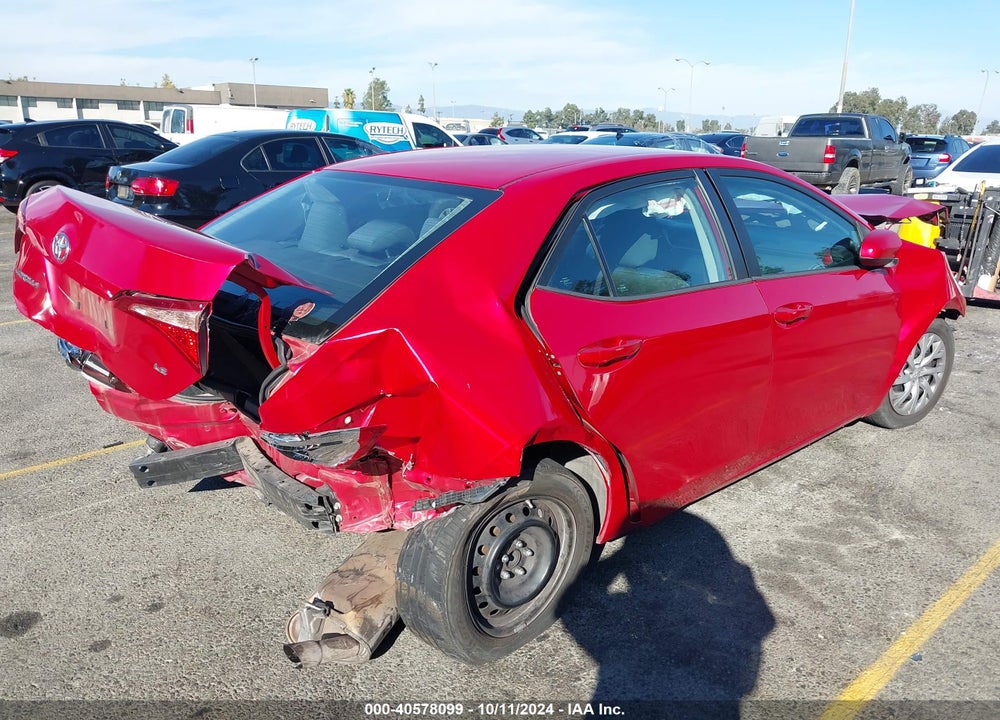2018 TOYOTA COROLLA LE VIN: 2T1BURHE9JC103006