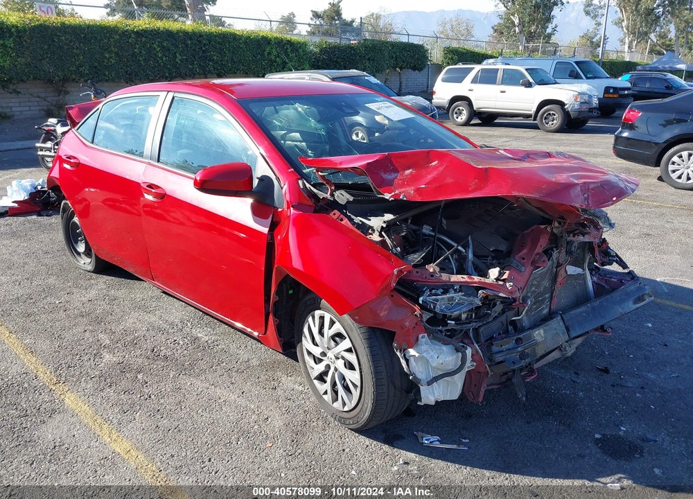 2018 TOYOTA COROLLA LE VIN: 2T1BURHE9JC103006
