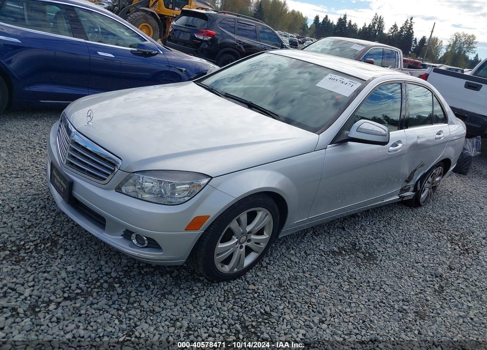 2008 MERCEDES-BENZ C 300 LUXURY/SPORT VIN: WDDGF54X78F131085